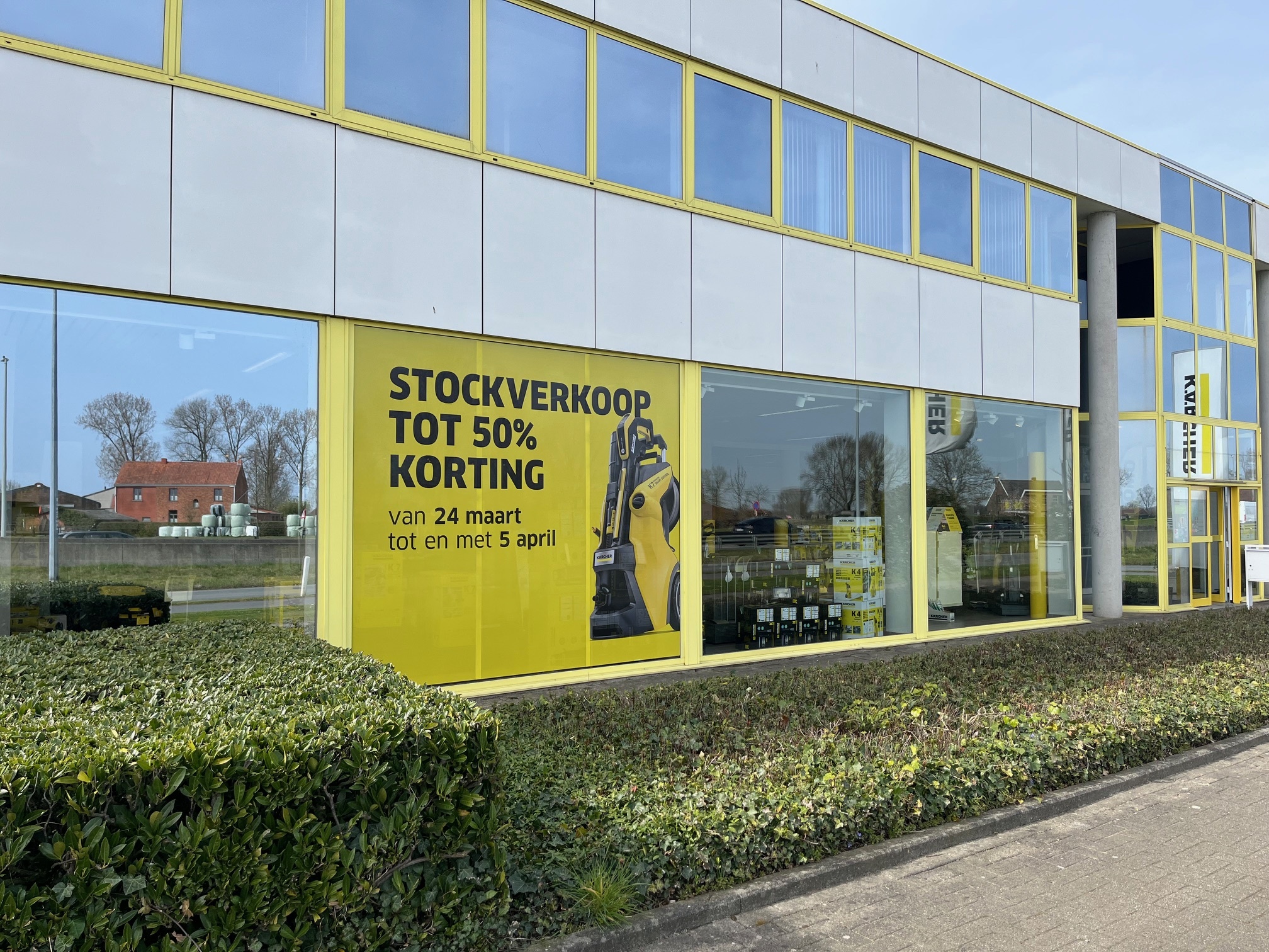 RECLAME BUITEN ETALAGEBELETTERING OWV